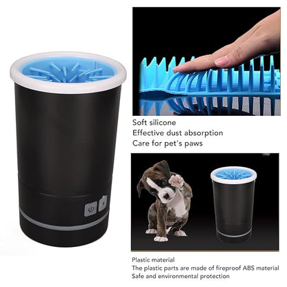 Rechargeable Automatic Dog Paw Cleaner,Dog Paw Cleaner,Electric Automatic Dog Paw Washer Fast Efficient,Portable Pet Paw Cleaner,for Home Pet Shop, automatic paw cleaner dog for dogs treadmill wa