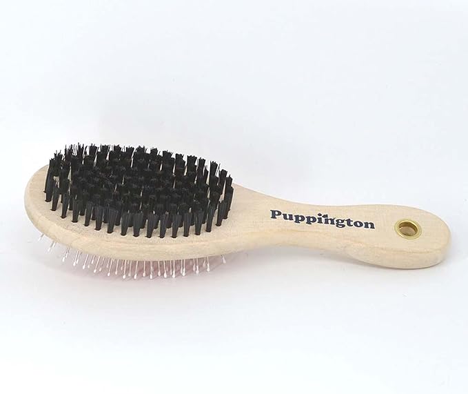2-in-1 Dog Grooming and Deshedding Brush for Small and Large Dogs - Dog Brush for Shedding Short Haired and Long Haired Dogs