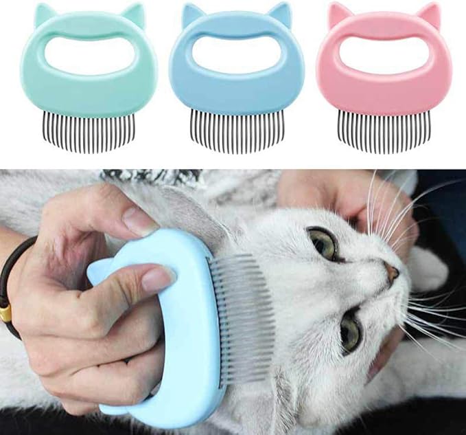 Pet Hair Remover Brush Cleaning Slicker Brush for Dogs and Cats(Green)