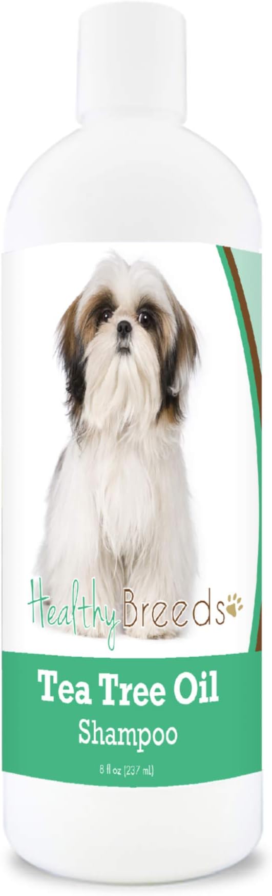 Healthy Breeds Shih Tzu Tea Tree Oil Shampoo – Formulated for Dry, Irritated Skin – Reduce Dandruff – Wintergreen Scent – 8 oz