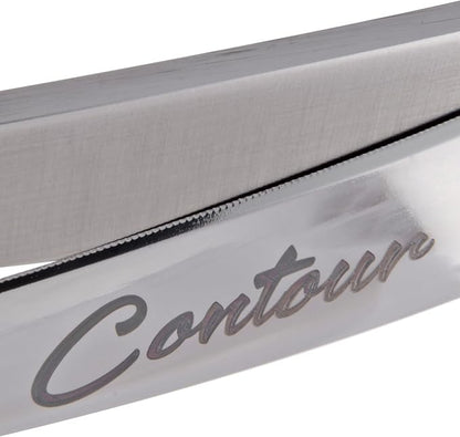 6.25” Contour Curved Shear Pet Dog Grooming Scissors, Patent Grip Design, Easy Adjust, Japanese 440C Tempered Steel, Lightweight, Professional Dog Scissors For Dog Grooming (Serrated)