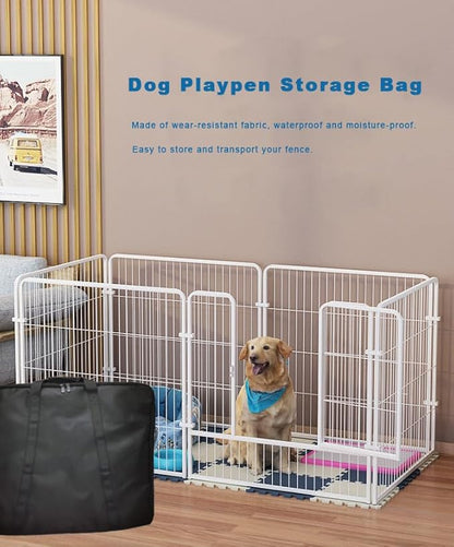 24" Dog Playpen Storage Bag, Suitable for Foldable Exercise Pet Playpens, Dog Fence Travel Bag with Handles for Camping and RV Trip, Waterproof Oxford Fabric