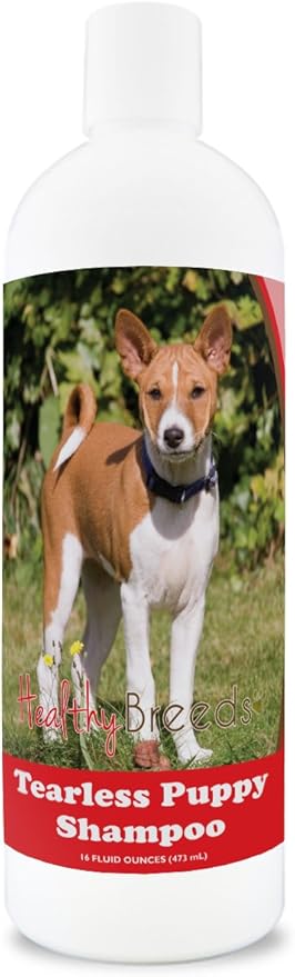 Healthy Breeds Basenji Tearless Puppy Dog Shampoo 16 oz