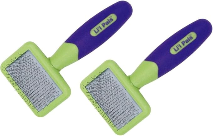 Soft Slicker Brush for Removing Mats, Tangles, and Loose Hair from Your Pets