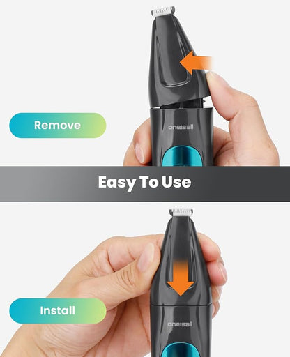 oneisall Dog Grooming Kit Dog Clippers for Grooming Little Attachments for B0DHD2V9J2