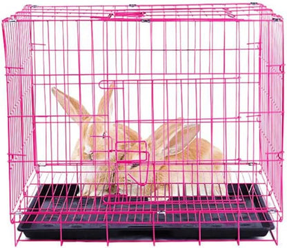 Wire Dog Crate Folding Cage, Portable, Easy to Install, Durable, Secure, Warm