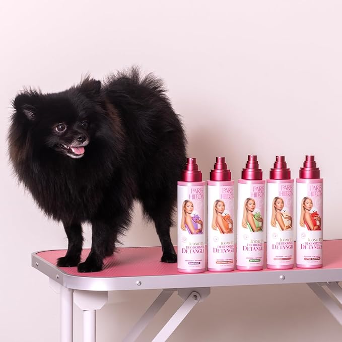 Paris Hilton Dog Perfume, Deodorizer & Detangler | Odor Neutralizing with Fresh Citrus-Infused Bergamot Scent - Sulfate-Free, Vegan, Hypoallergenic for All Pet Breeds 10oz/295ml