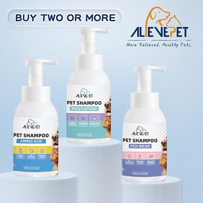 Dog Shampoo - Effective and Gentle Shampoo for Dogs and Cats with Natural Extracts- 300ml（10.1 FL.OZ）
