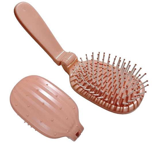 Foldable Cactus Puppy Brush Small Dogs Soft Bristles Grooming Tool Yorkie Shih Tzu Maltipoo Maltese (Pink)
