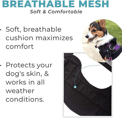 LUXE Joyride Harness for Dogs, No-Pull Pet Harness, Made in The USA, 3 Upgraded Side Rings, Adjustable Pet Vest, Easy On-Off and Improved Control Handle, Training, Walking, Running