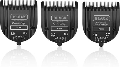 Adjustable 5 in 1 Blades Compatible with WAHL Arco,Bravura .Chromado，Creativa，Figura Dog Clippers for Dogs Grooming(Black/3PC)