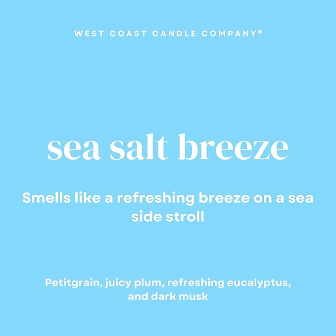 Pet Friendly Wax Melts | Pet Safe Wax Melts | All Natural Dog Safe Wax Melts | Non-Toxic Wax Melts | Pet Odor Eliminator | Pure Soy Wax Melts | Veterinarian Approved (Sea Salt Breeze)