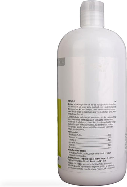 GNC Advanced Shampoo for Dogs, 32 oz | Natural Dog Shampoo Helps Maintain a Healthy Coat | pH Balanced Formula with Citronella Scent