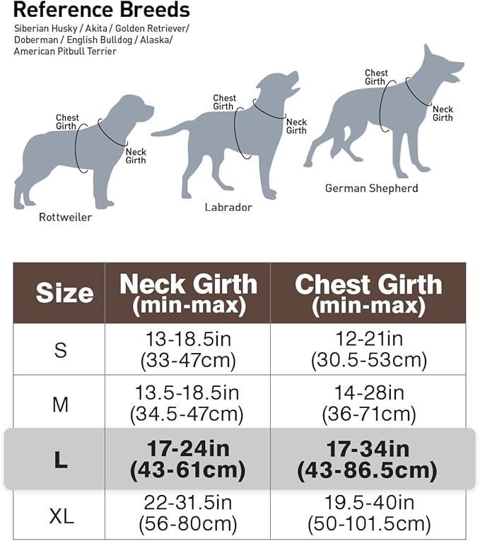 Joytale No Pull Dog Harness for Large Dogs, Reflective Pet Vest with Front Clip, Adjustable Soft Padded Harnesses with Easy Control Handle for Training and Walking, Brown, L