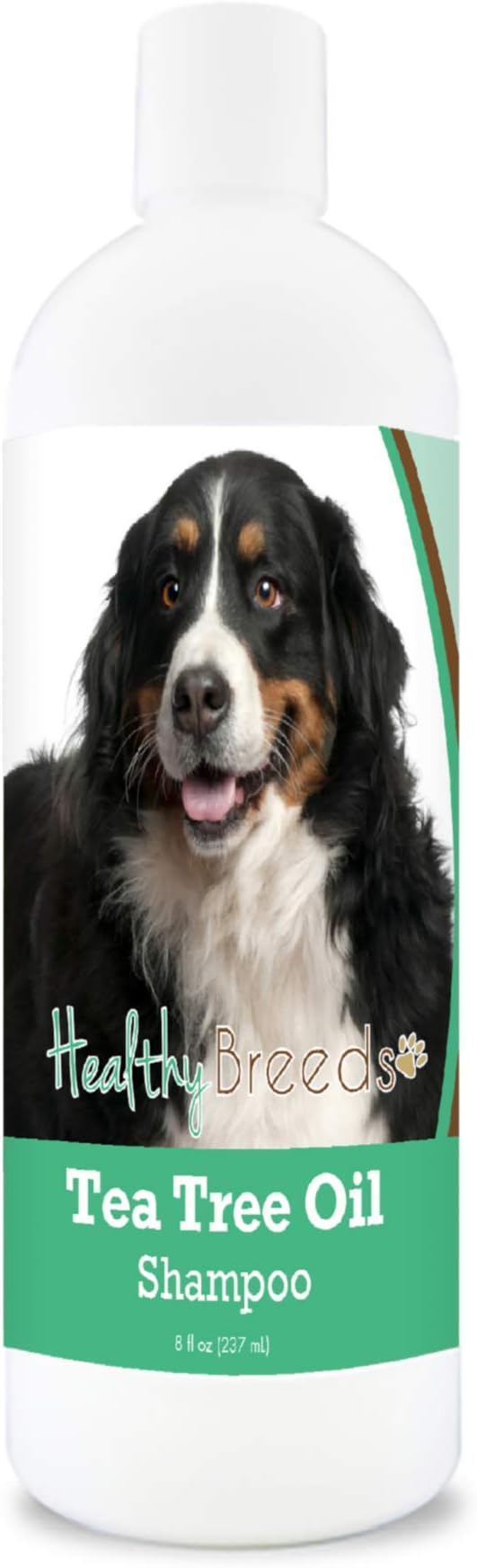 Healthy Breeds Bernese Mountain Dog Tea Tree Oil Shampoo – Formulated for Dry, Irritated Skin – Reduce Dandruff – Wintergreen Scent – 8 oz