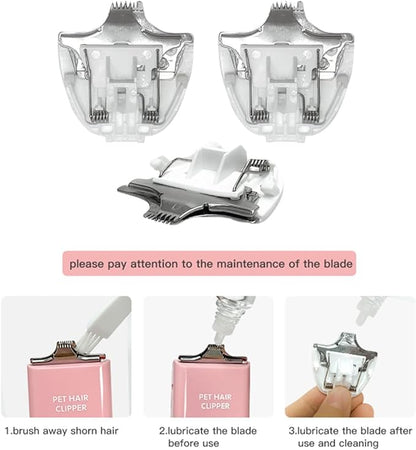 Replacement for Pet Clippers,3 Packs Replacement Blades for Waterproof Cordless Grooming Kits,3 PCs of Replacement Blades for Dog Shavers TB007