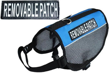Deaf Dog Service Dog mesh Vest Harness Cool Comfort. Purchase Comes with 2 Reflective Deaf Dog Removable Patches. Please Measure Your Dog Before Ordering