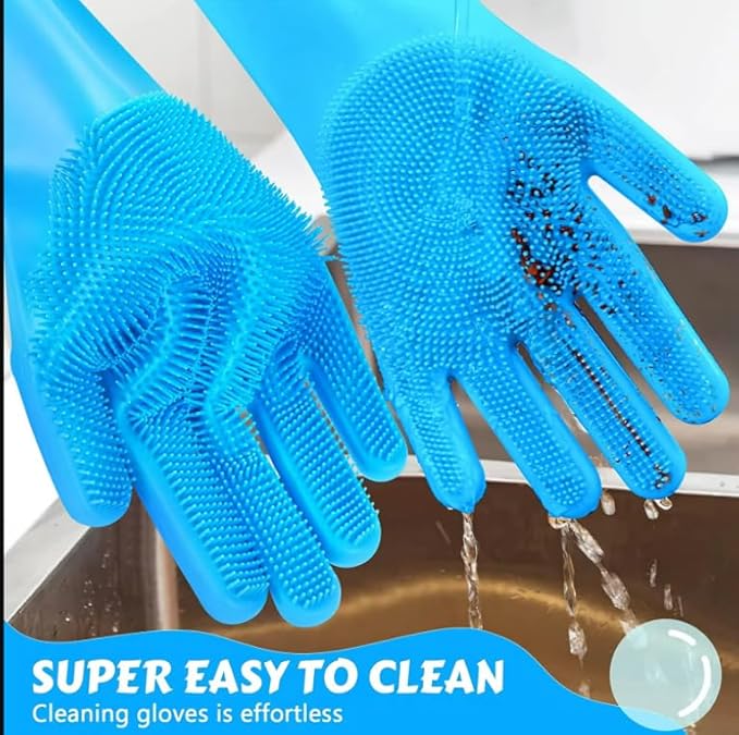 2pcs Dog Washing Gloves and Dog Bath Brush, 2-in-1 pet Shower Set | Suitable for Dogs, Cats, Bath Massage, and pet Grooming