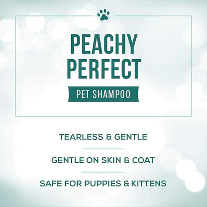 Nature's Specialties Peachy Perfect Ultra Concentrated Dog Shampoo for Pets, Makes up to 96 oz, Natural Choice for Professional Groomers, Gentle on Skin & Coat, Made in USA, 16 oz