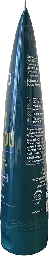 Gentle Puppy Shampoo, Specially Formulated for Puppies Delicate Skin, 100% Plant-Based Active Ingredients, Light Lavender Fragrance, Made in USA, 8 Fl. Oz.