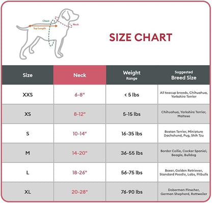 KONG Max HD Ultra Durable Neoprene Padded Dog Collar (Large, Red)