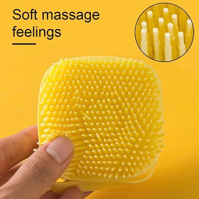 Silicone Massage Bath Brush for Pets (Blue)