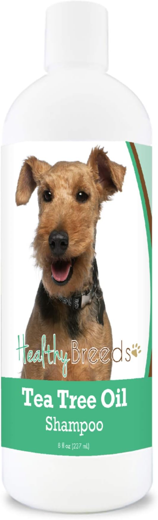 Healthy Breeds Welsh Terrier Tea Tree Oil Shampoo – Formulated for Dry, Irritated Skin – Reduce Dandruff – Wintergreen Scent – 8 oz