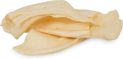 Premium Cow Ears For Dogs, Thick Cut & All-Natural Half Ears, 100% Grass Fed Beef, No Additives Or Hormones, Safe Rawhide Alternative, Great Dog Treat Alternative To Pig Ears, Bully Sticks, Dog Bones