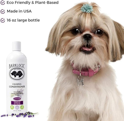 Calming Conditioner, Lavender, 16 fl oz - Grooming Essentials For A Quality Coat - No Parabens, No Phthalates, No Sulfates, No DEA & PEG, Naturally Derived, Vegan