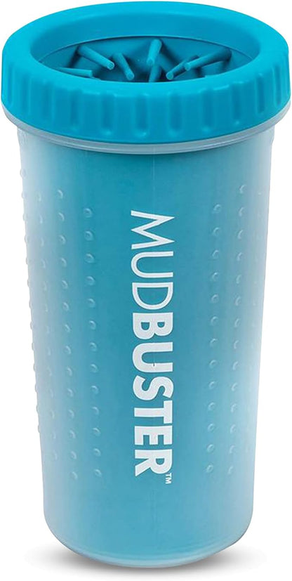 Dexas MudBuster Portable Dog Paw Cleaner, Large, Blue (PW720312)