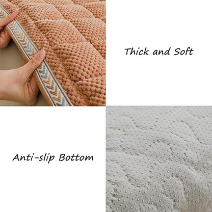 Dog Couch Cover Protector, Couch Cover for Dogs Washable, Pet Couch Covers for Sofa, Non Slip Dog Bed Sofa Cover (Drown, 27.6" x 59.1")