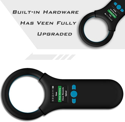 Smoostart Multifunction Bluetooth Microchip Scanner, Pet Microchip Reader with Latest Operating System, FDX-B/EMID 500 Records Data History Locally Available Or Upload to PC/Cell Phone/PAD