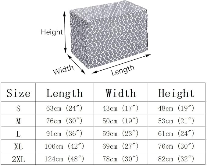 Morezi Dog Crate Cover for Wire Crates, Heavy Nylon Waterproof, Fits Most 36" inch Dog Crates, Easy to Put On, Take Off, and Adjust - Cover only - Gray - Large