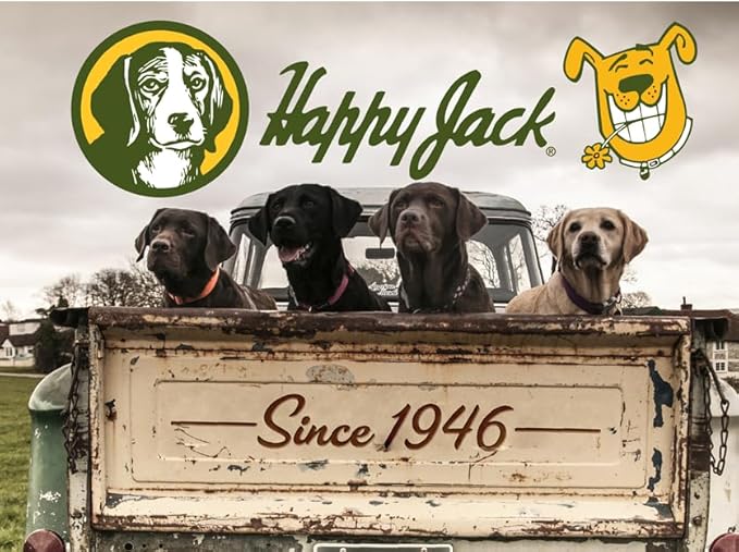 Happy Jack Xylecide, Itch Relief Shampoo for Dogs, Control Ringworms, Itchy Skin Treatment for Hot Spots, Seborrheic Dermatitis, Dandruff, Psoriasis, Eczema, Kennel Itch (12 oz)