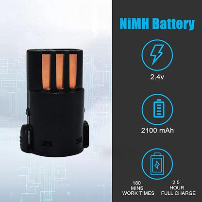 Replacement Battery Compatible with Wahl Arco & Arco SE Pet Hair Clippers. 2100 mAh NiMH,2 Pack