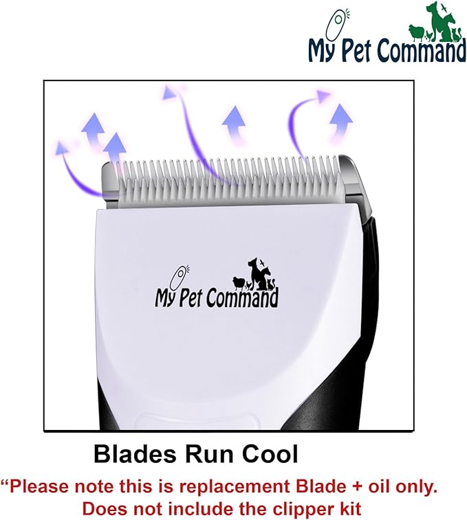 My Pet Command Replacement or Additional Blades/Guides for Cordless Pet Clipper Model Number MPC30DS