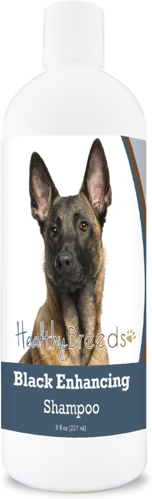 Healthy Breeds Belgian Malinois Black Enhancing Shampoo - Gentle Cleanser with Vitamin E, Aloe & Coconut Oil That Adds Brilliance, Shine & Intensity to Darker Coats - Floral Scent - 8 oz