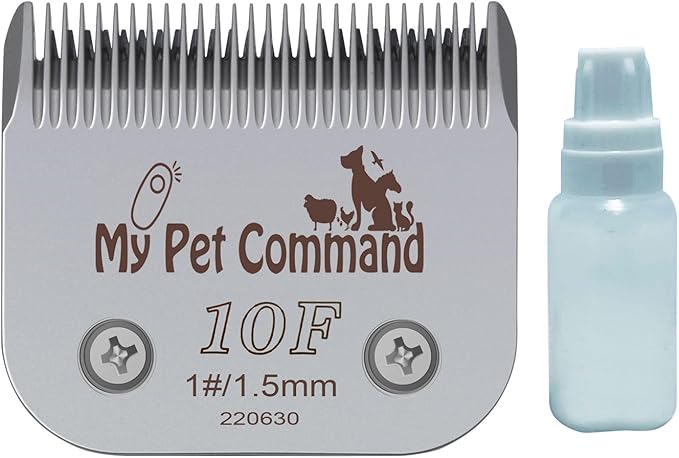 My Pet Command MPC15DS Replacement Blades/Guides with Lube Oil for Cordless Pet Clipper