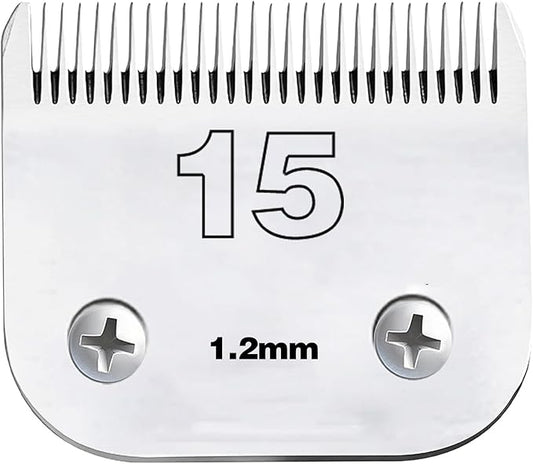 Dog Grooming Detachable Ceramic Blade Compatible with Andis Hair Clippers (15:3/64"(1.2mm))