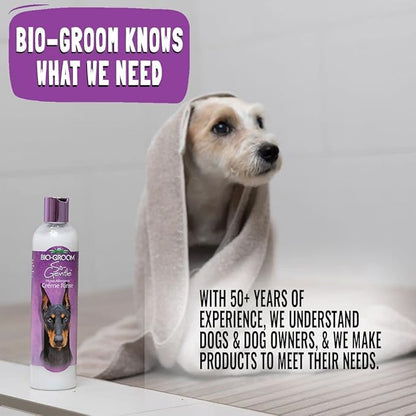 Bio-Groom Super Cream Dog Conditioner - Concentrated Coat Conditioner, Dog Bathing Supplies, Puppy Wash, Cat & Dog Grooming Supplies for Sensitive Skin, Cruelty-Free, Made in USA - 8 fl oz 1-Pack
