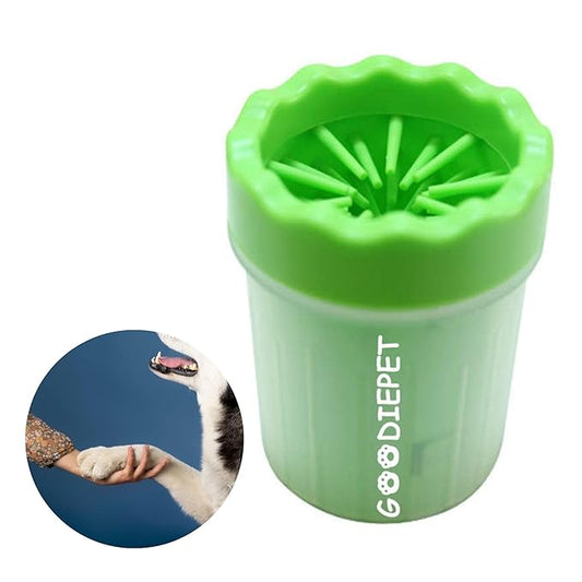 Paw Cleaner and Washer | Easy to Use for Small, Medium and Large Dogs (Green)