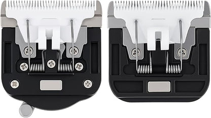 Pet Grooming Clipper Replacement Blades Set, 2 Blades Included (1 Standard + 1 Adjustable), Durable and Safe, Pet Grooming Needs (1 Standard + 1 Adjustable)