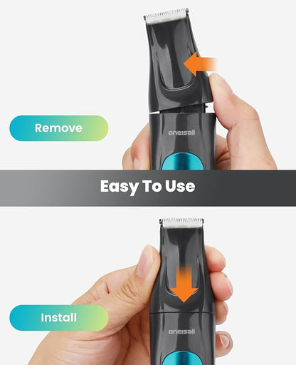 oneisall Dog Grooming Kit Dog Clippers for Grooming Curved Attachments for B0DHD2V9J2