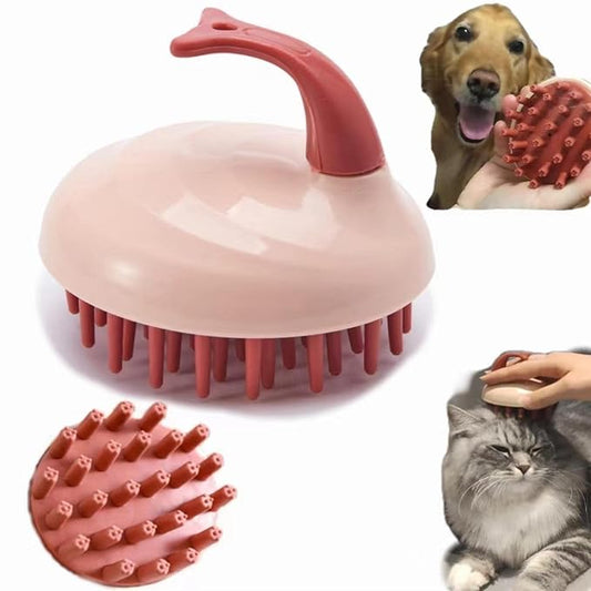 Dual Brush Head Multi-Function Cat brush，Combing, Bathing, massaging, 1 brush for 3 purposes，Cats, dogs and other animals Be common