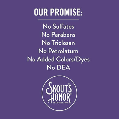 Skout's Honor Pet Deodorizer Spray- Hydrating Daily-Use with Avocado Oil & Omega-3s, Paraben & Sulfate-Free, 97% Natural, 8oz, Lavender