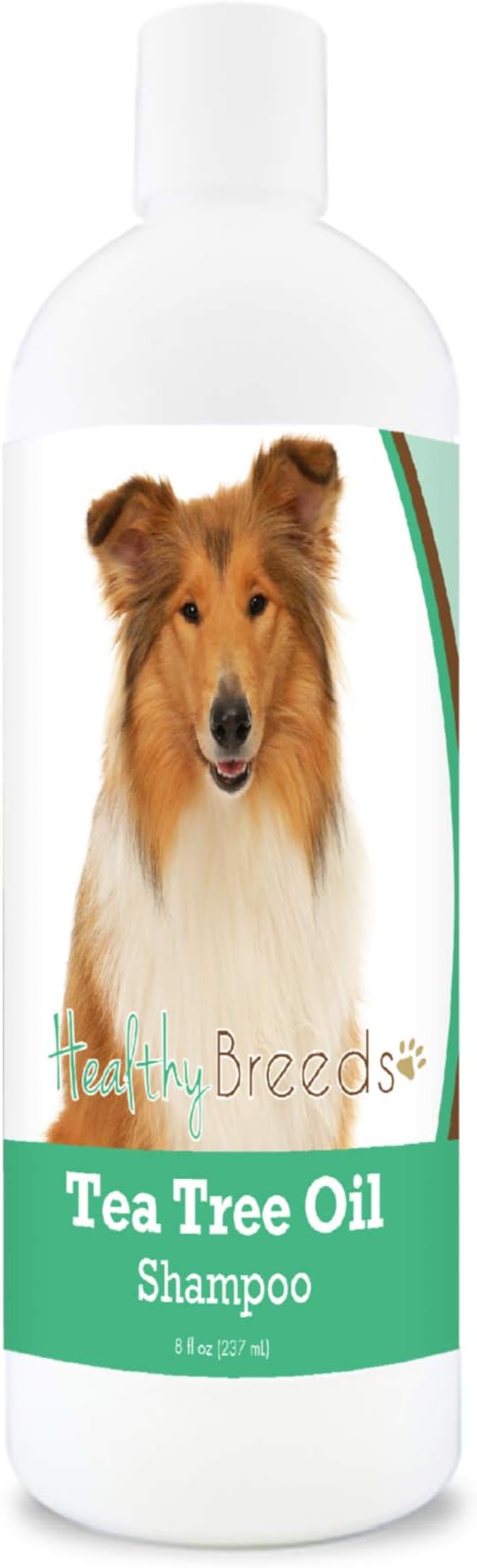 Healthy Breeds Collie Tea Tree Oil Shampoo – Formulated for Dry, Irritated Skin – Reduce Dandruff – Wintergreen Scent – 8 oz