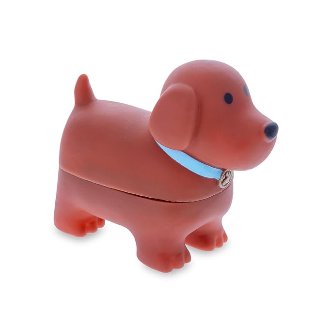 Pet Slicker Brush with Stand Kennel Shaped Box Moulded Design Smooth Coat Grooming Gift for Pet Parents Adorable Practical