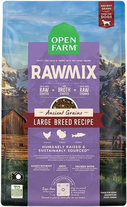 Open Farm RawMix Large Breed with Ancient Grains Recipe - 20lb
