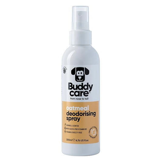 Dog Deodorising Spray - Deodorising Spray for Dogs - With Aloe Vera and Pro Vitamin B5 (Oatmeal, 200ml)