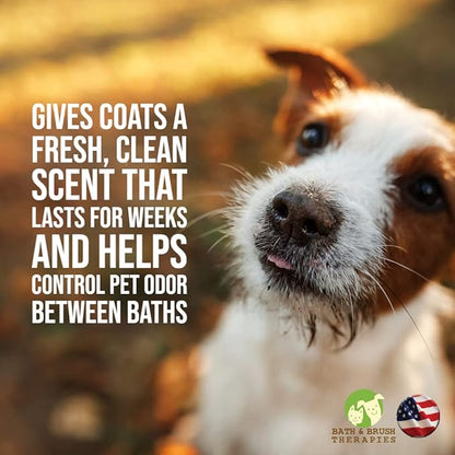 Bath & Brush Therapies® Merry Cranberry Pet Cologne 4.5 oz For Dogs | Long-Lasting Odor Eliminator | Paraben-Free | Biodegradable | Made in USA